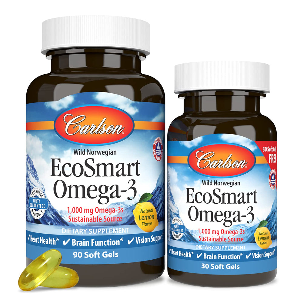 Brain health and vision support concept with omega-3