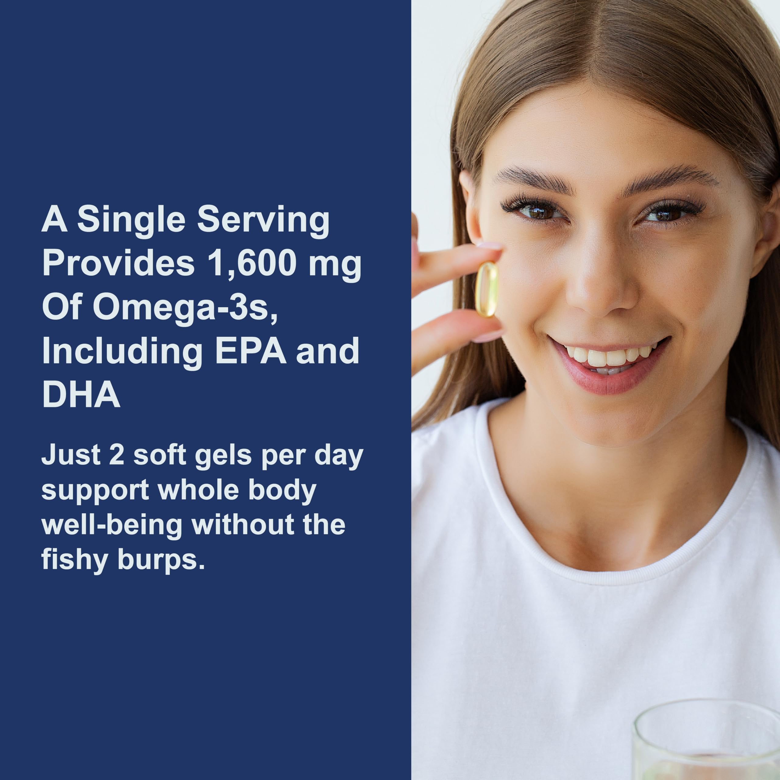 Wild-caught Norwegian fish oil source illustration for Carlson Omega-3 Gems