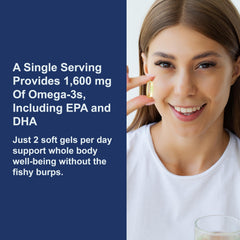 Wild-caught Norwegian fish oil source illustration for Carlson Omega-3 Gems