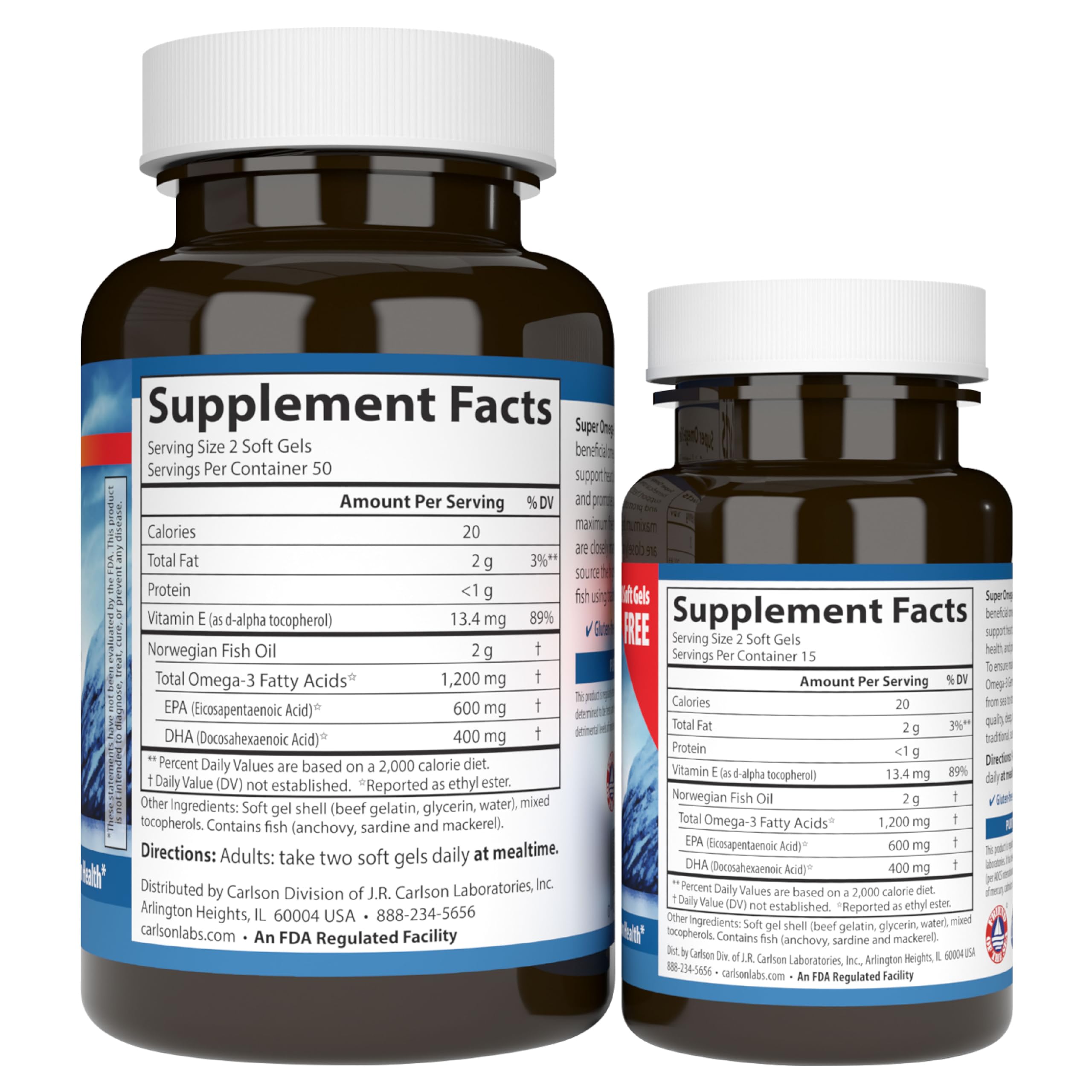 Illustration showing health benefits of omega-3