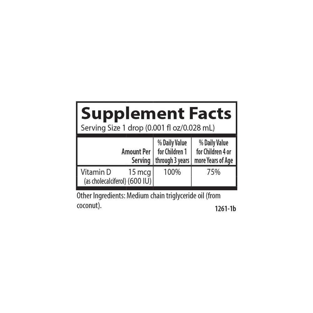 Pack of two vegetarian, unflavoured D3 drops bottles