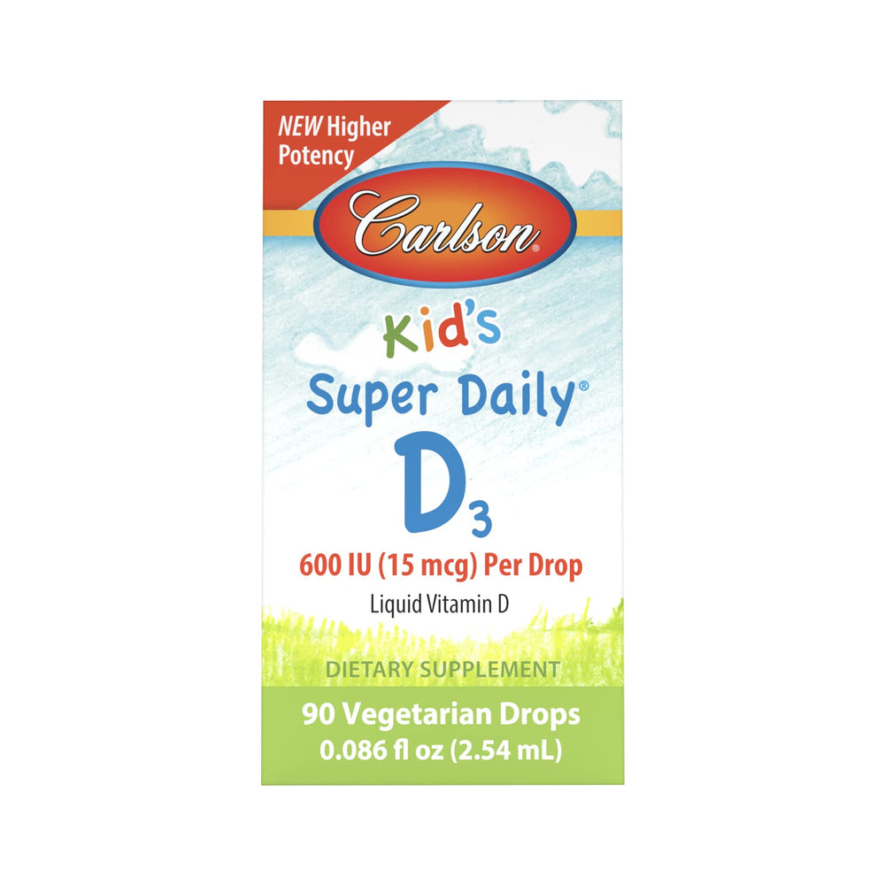 Vegetarian, unflavoured D3 drops for kids