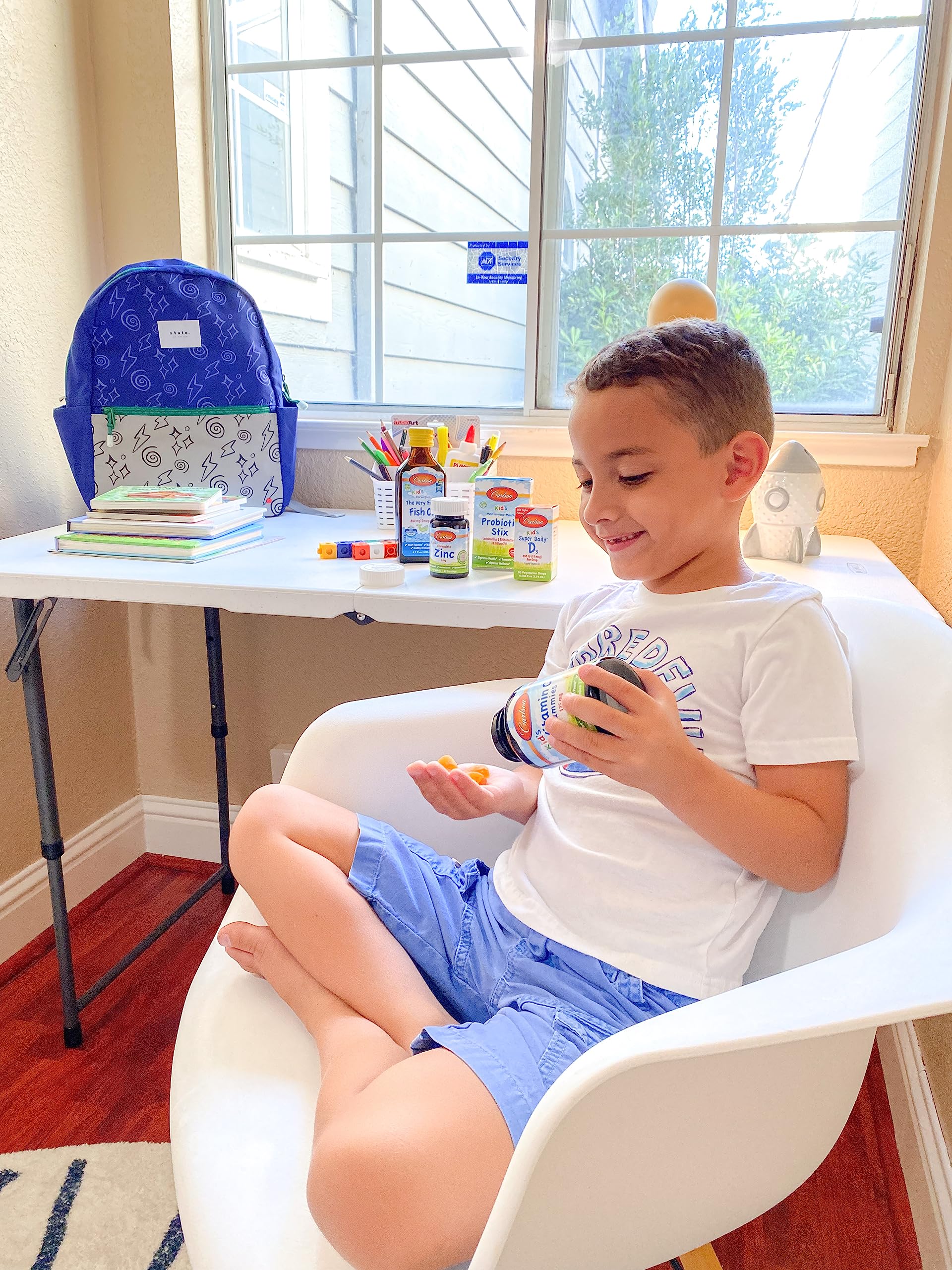 Packaging of Carlson Kid's Chewable DHA