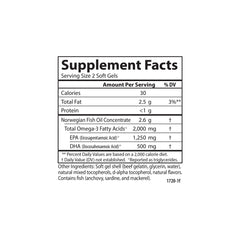 Wild-caught Norwegian fish oil source for Carlson Maximum Omega 2000