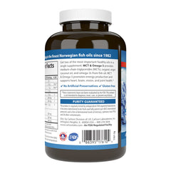 Close-up of softgel capsules