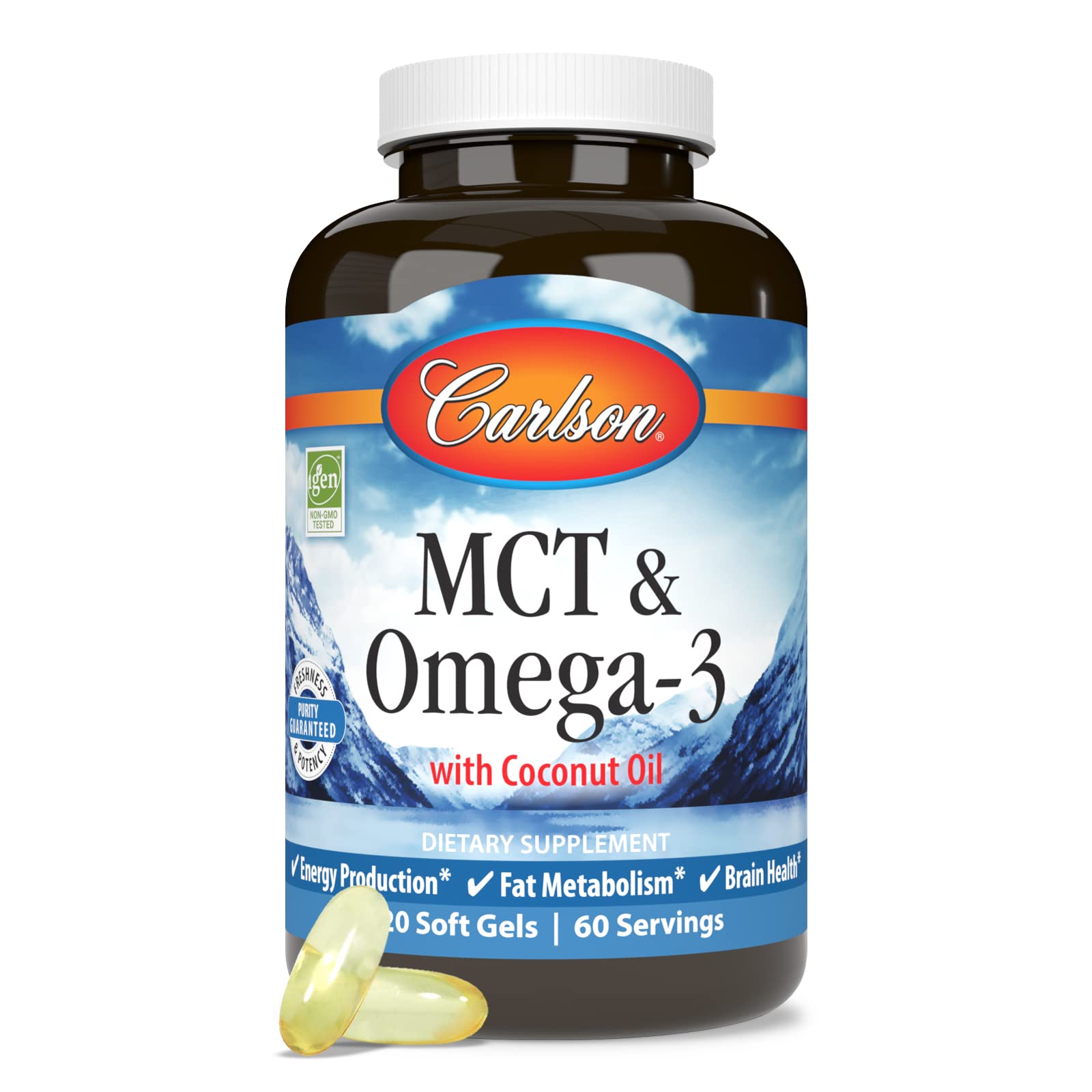 EPA and DHA icons on packaging