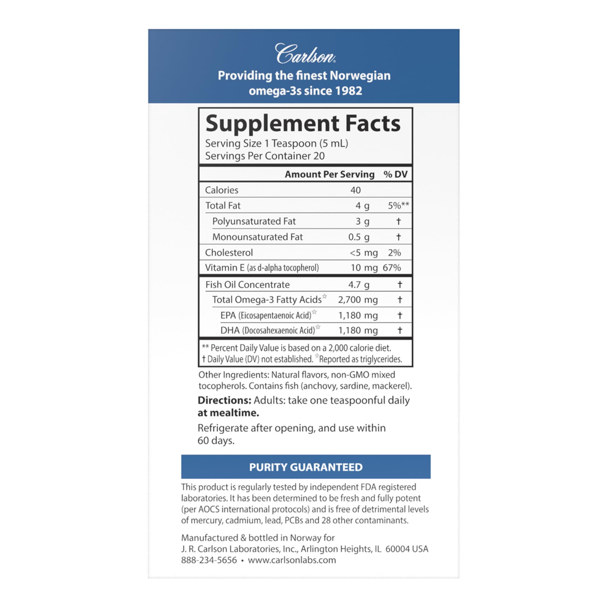 Carlson Med Omega Lemon-Lime pour — smooth stream for easy dosing.