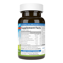 Pack shot of Carlson Mini-Multi bottle with 90 tablets