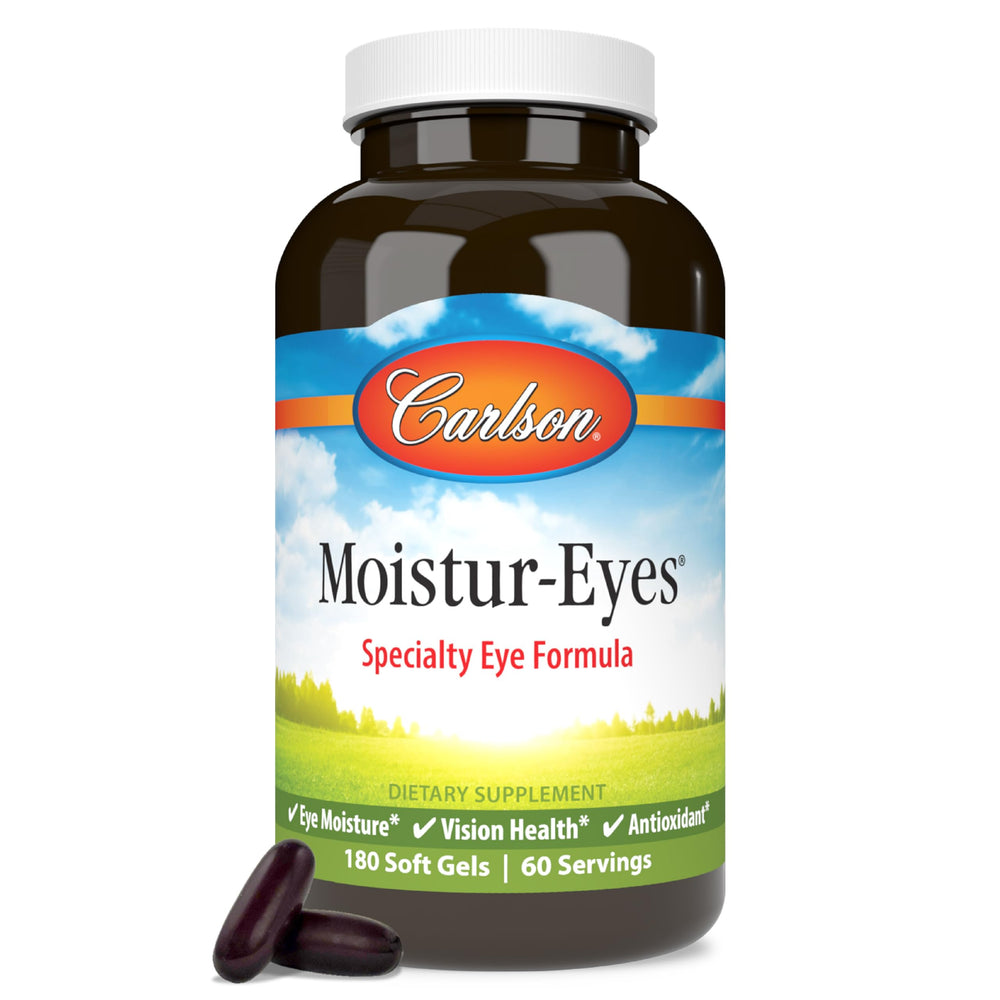 Carlson Moistur-eyes 180 Softgels bottle