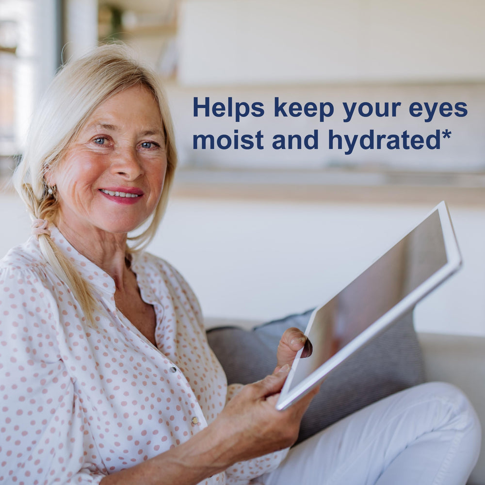 Carlson Moistur-eyes tear-film concept suggesting improved lubrication.