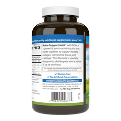 Supplement facts panel for Carlson Nutra-Support