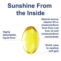 Nutrition label showing 4000 IU D3 and 115 mg Omega-3 per serving