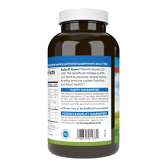Omega-3 EPA/DHA 115 mg per serving in Solar D Gems