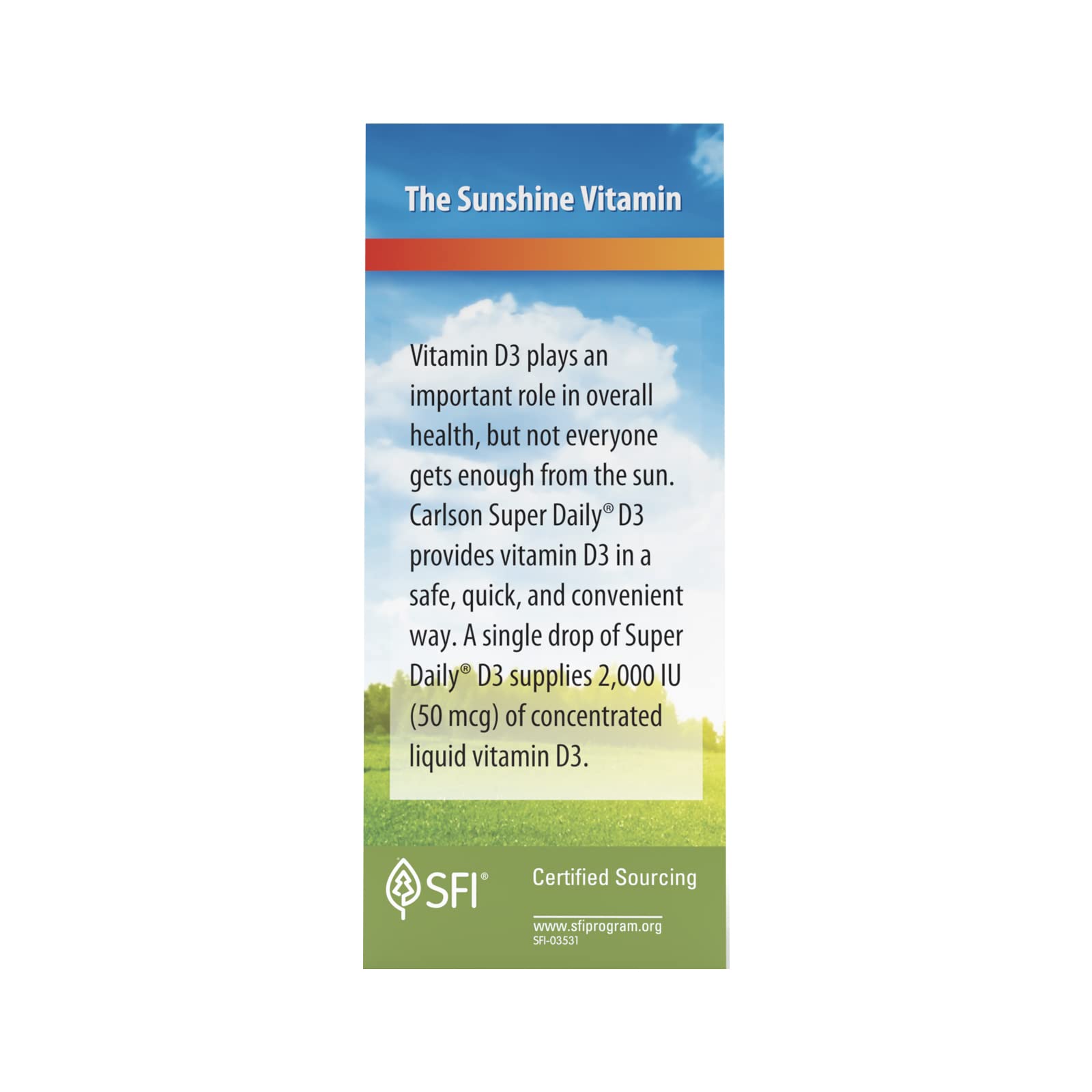 Drop added to a glass of water or beverage