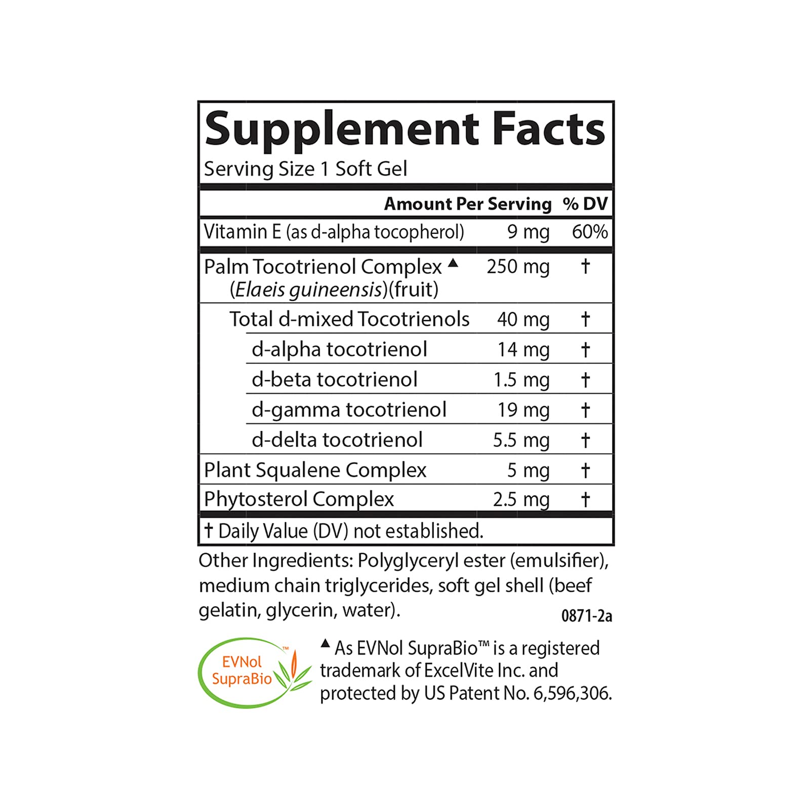 Supplement bottle on white background