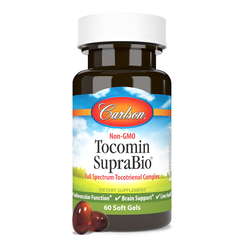 Side view of Carlson Tocomin SupraBio bottle