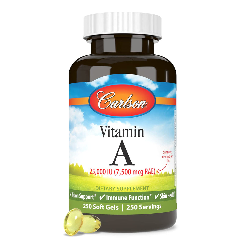 Vitamin A supports skin and bones concept