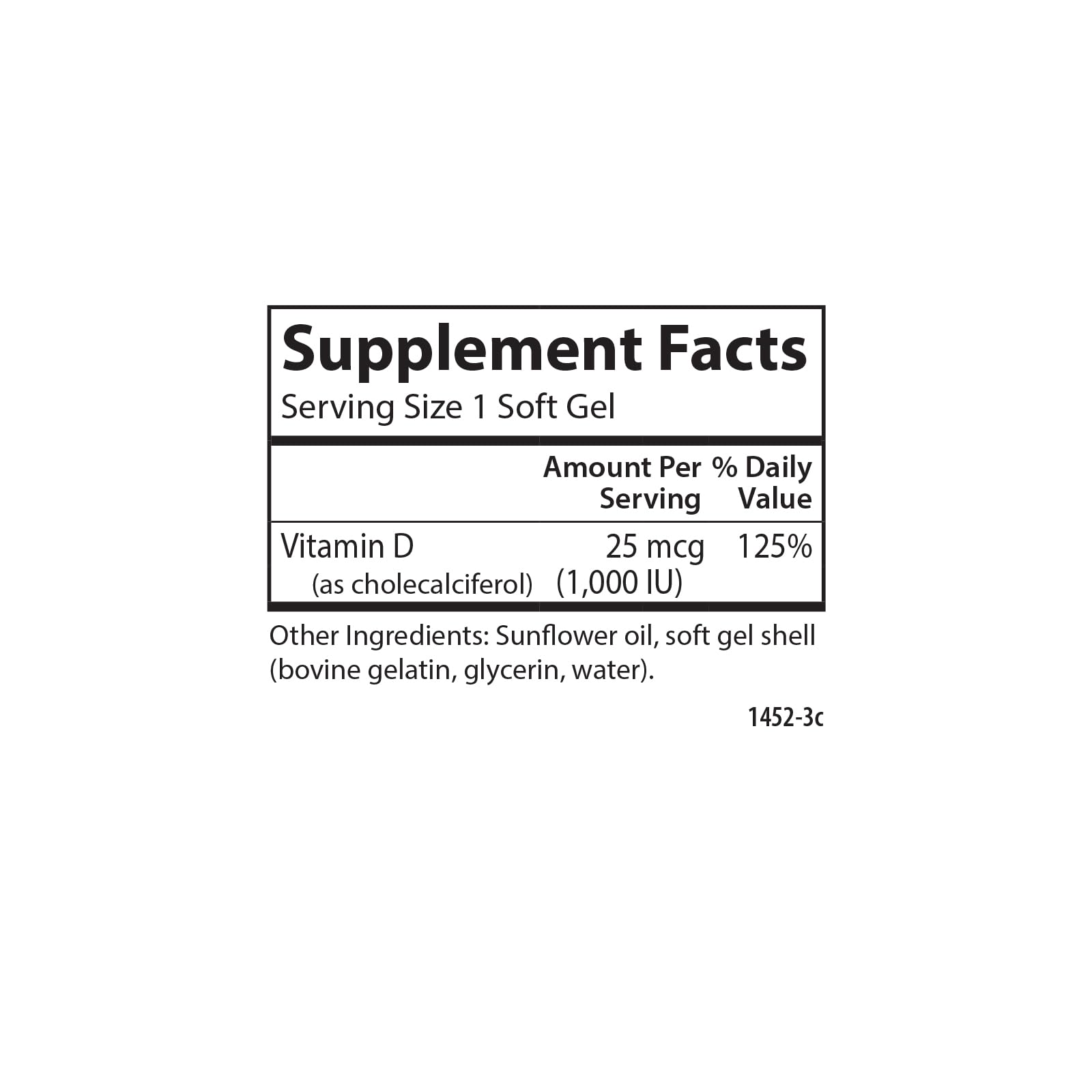 Carlson Vitamin D3 bottle and packaging