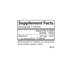 Carlson Vitamin D3 bottle and packaging