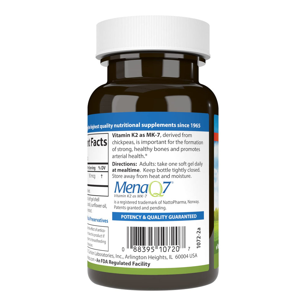 Packaging showing 120 softgels per bottle
