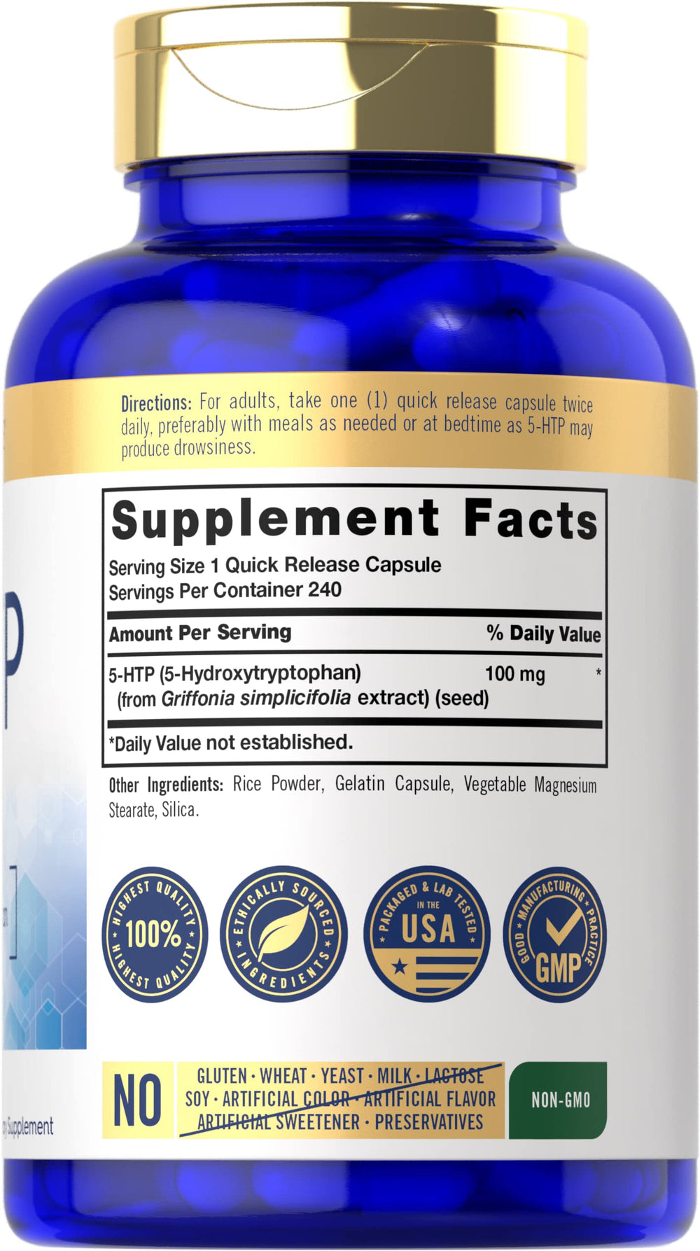 Carlyle 5HTP quick-release capsules