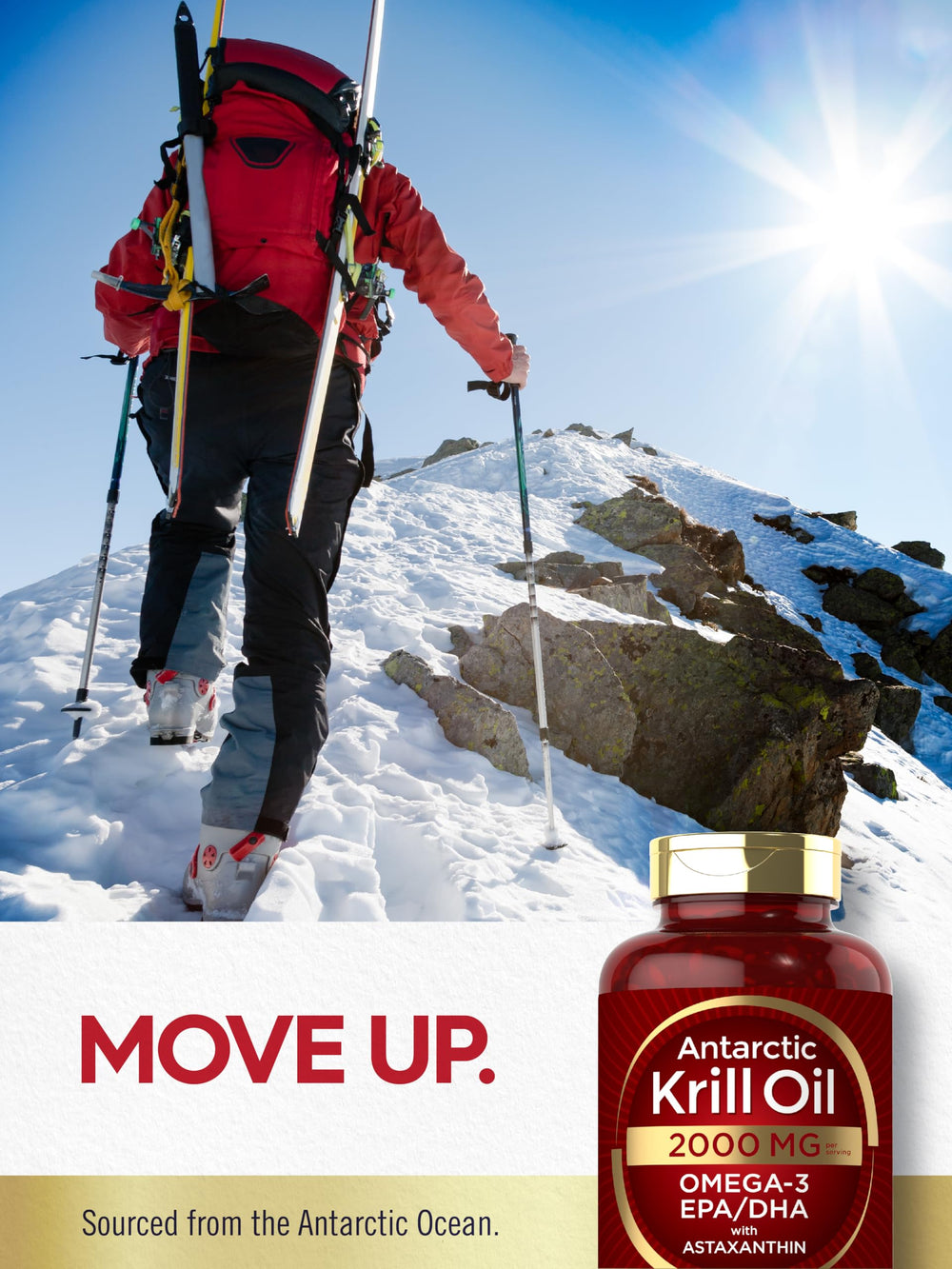 Allergen-free and Non-GMO icons on Carlyle Krill Oil label