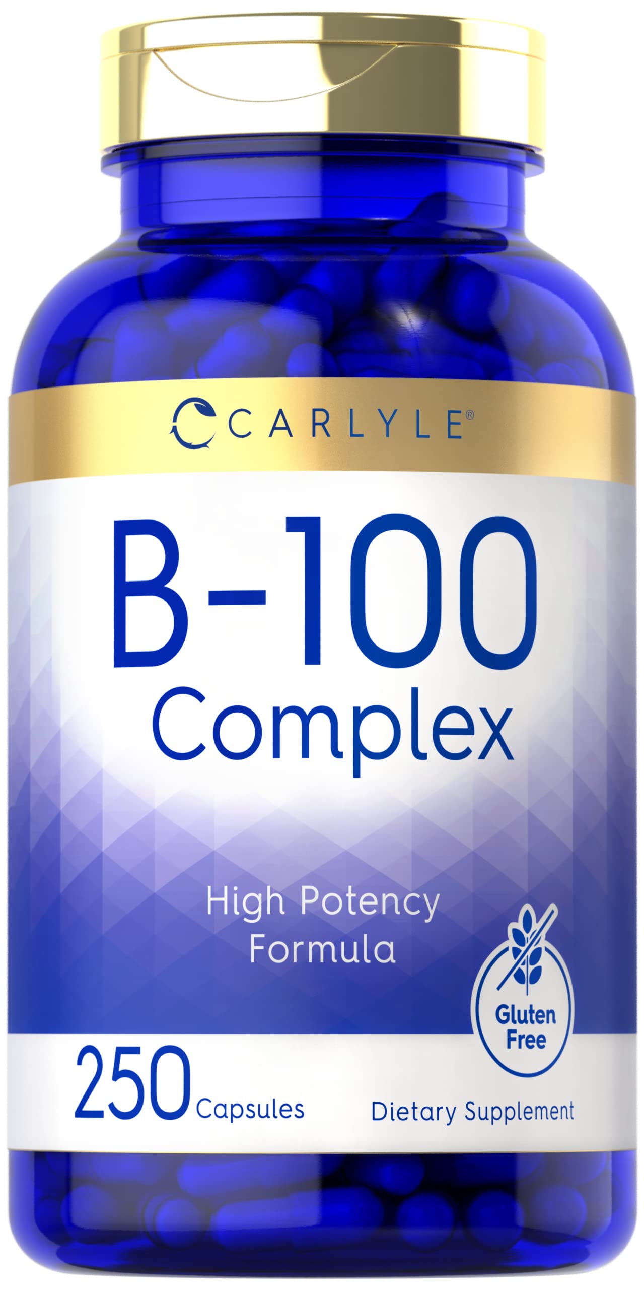Carlyle front label showing product name and capsule count for easy shopping
