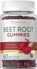 Carlyle Beet Root Gummies bottle front – 60 count