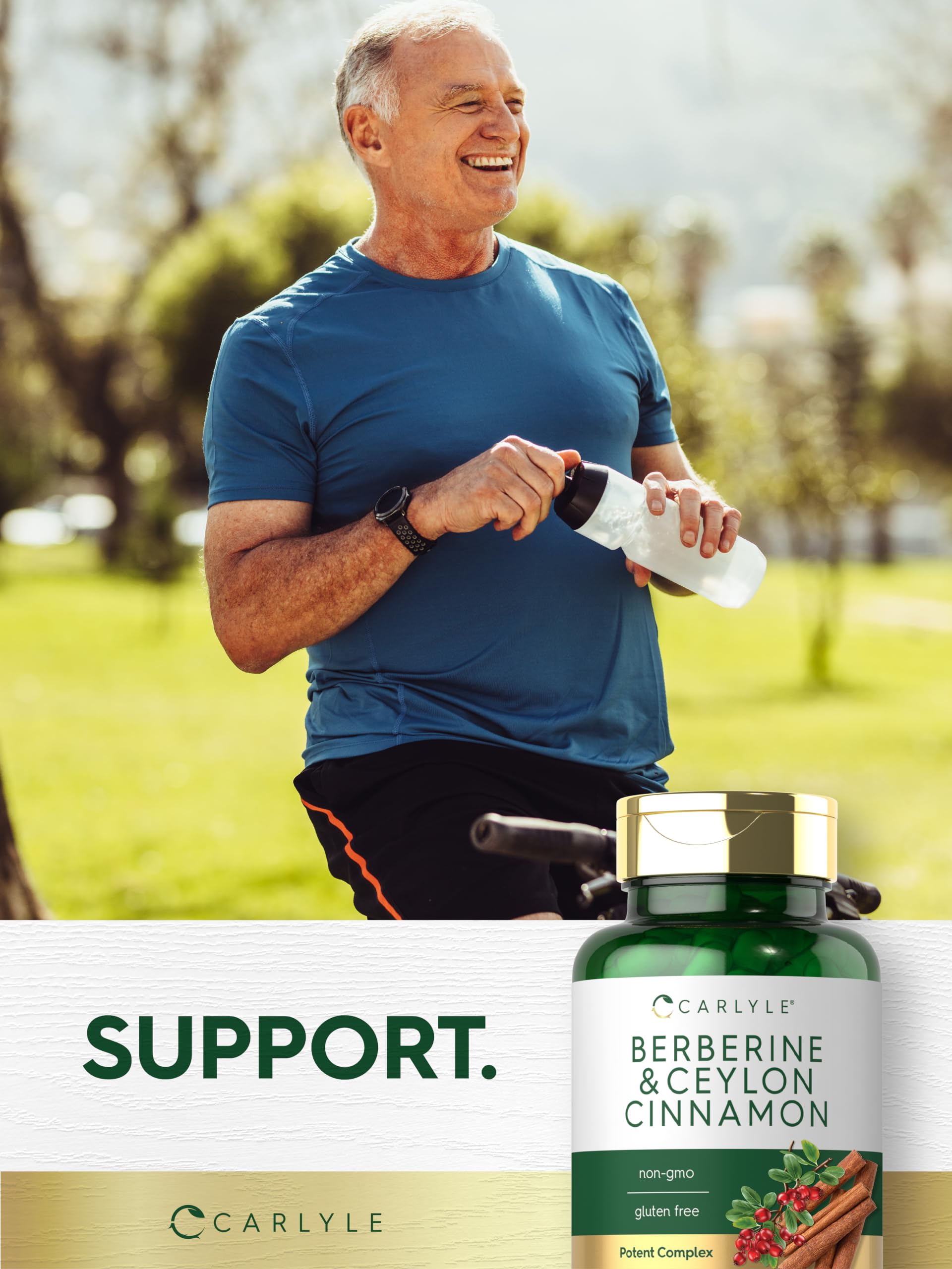 Packaging of Carlyle Berberine Ceylon Cinnamon 2000mg