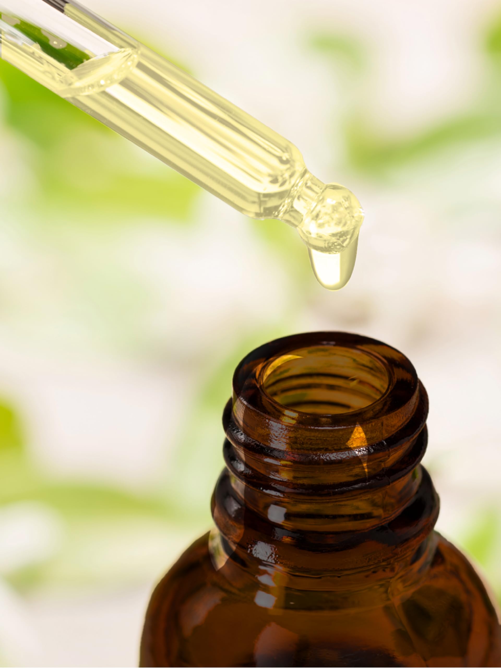 Product packaging with dropper and Carlyle branding