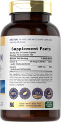 Close-up of Carlyle Calcium 1200mg caplets