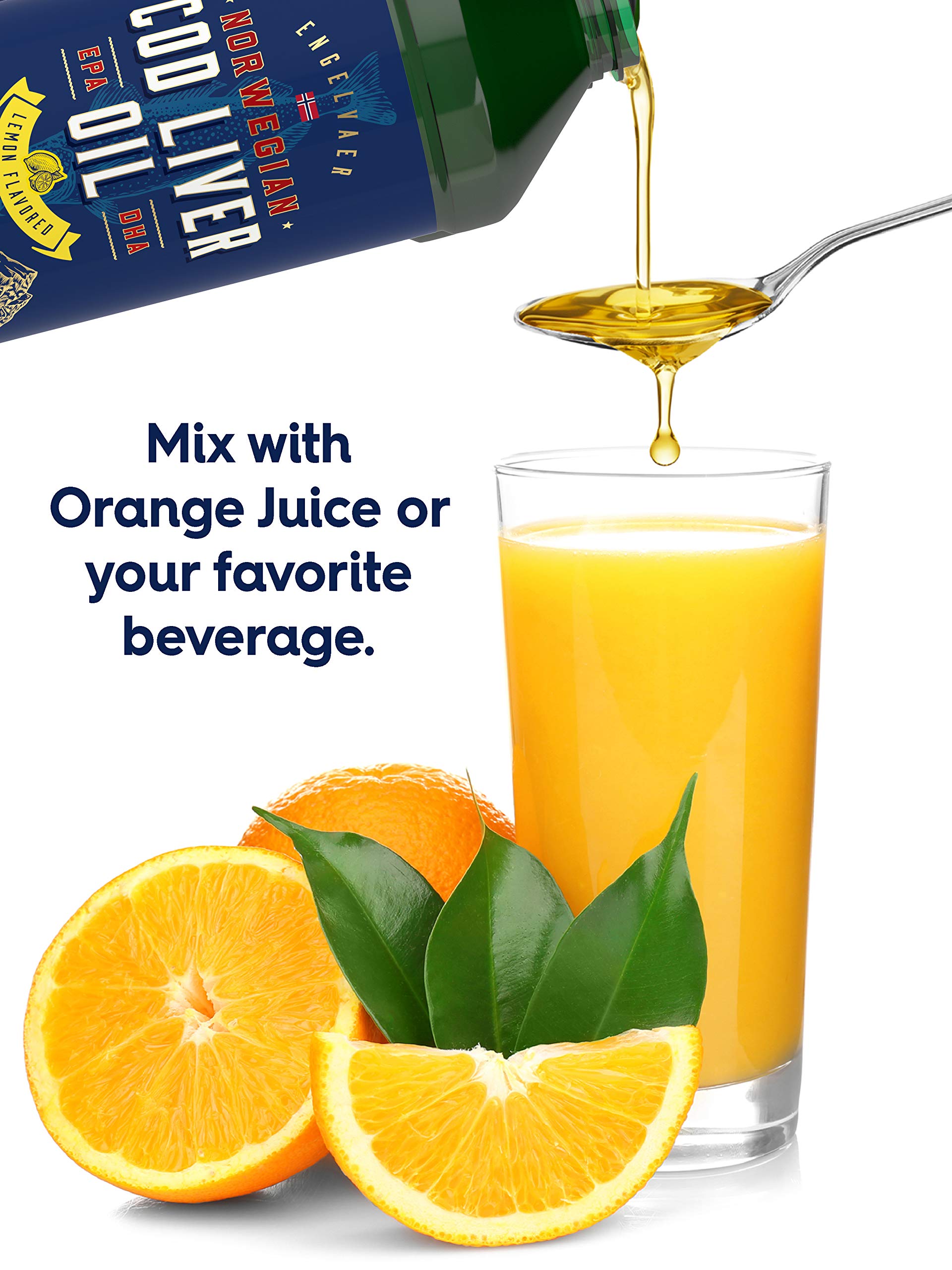 Non-GMO and gluten-free Carlyle Cod Liver Oil Liquid image