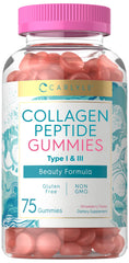 Carlyle Collagen Gummies bottle with Strawberry flavor