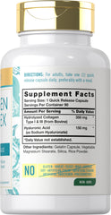Close-up of Grass-Fed Collagen Complex capsules