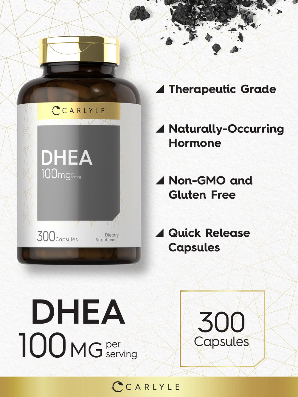 Carlyle DHEA 100mg packaging box