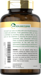 Back panel with supplement facts and ingredients