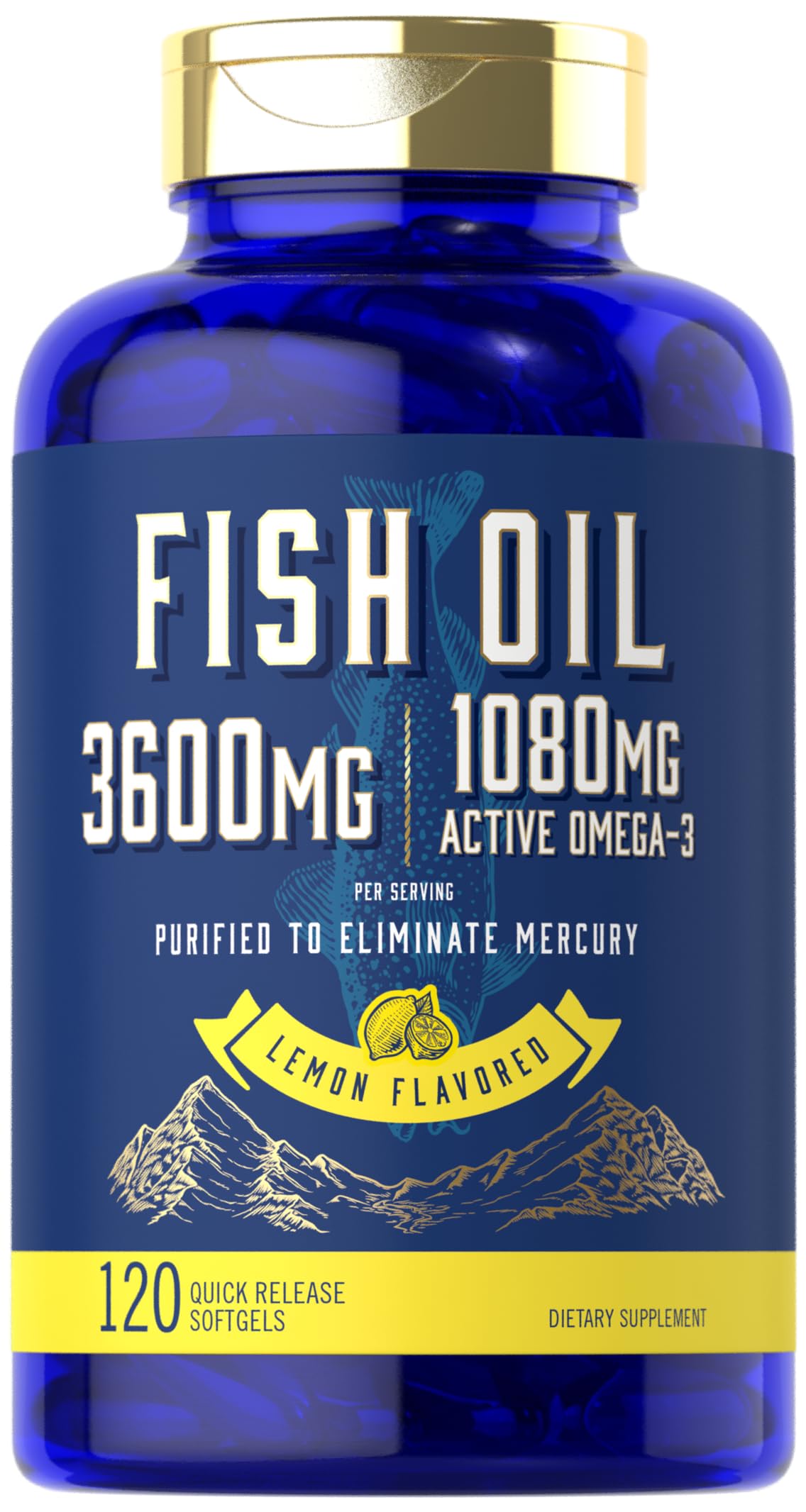 Carlyle Fish Oil 3600mg bottle