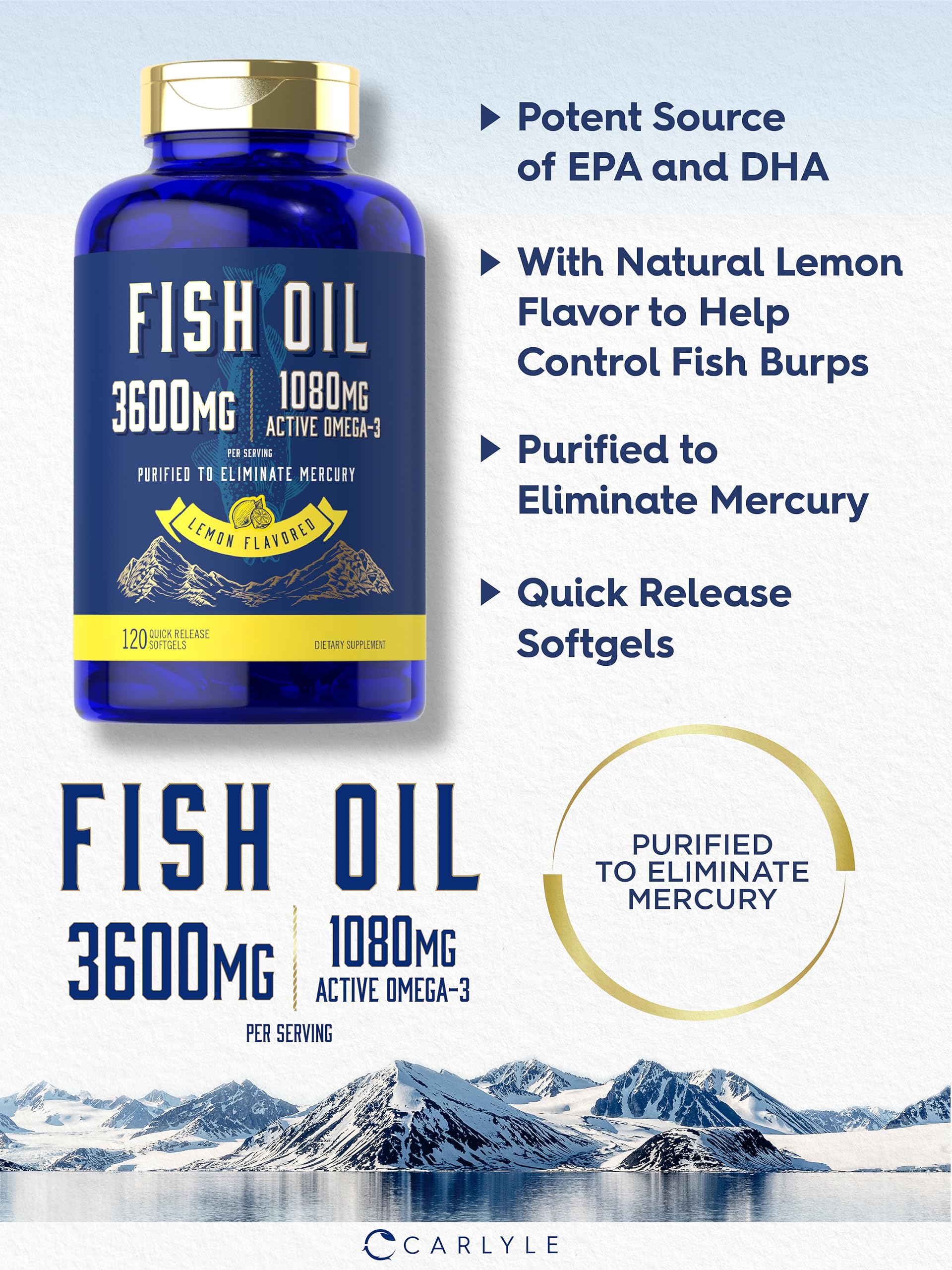 Omega-3 1080mg per serving graphic