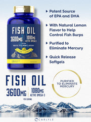 Omega-3 1080mg per serving graphic