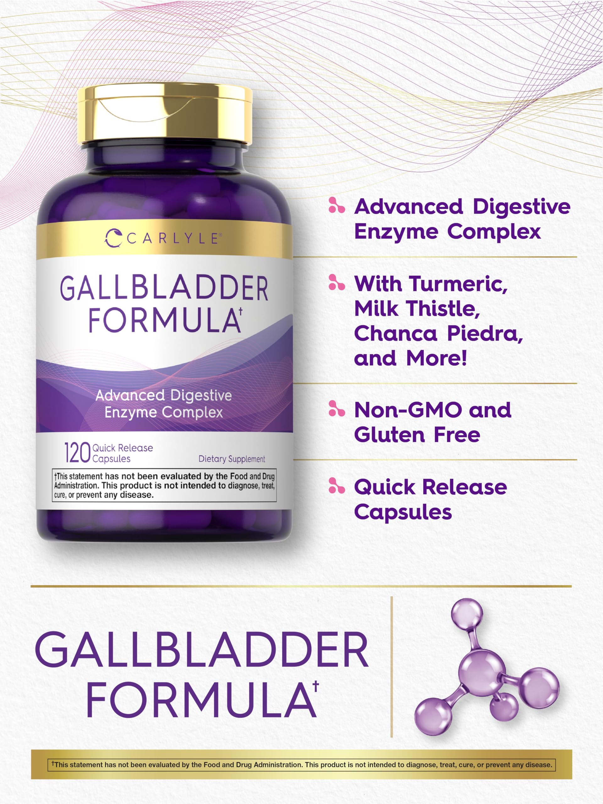 Gallbladder formula features list and packaging