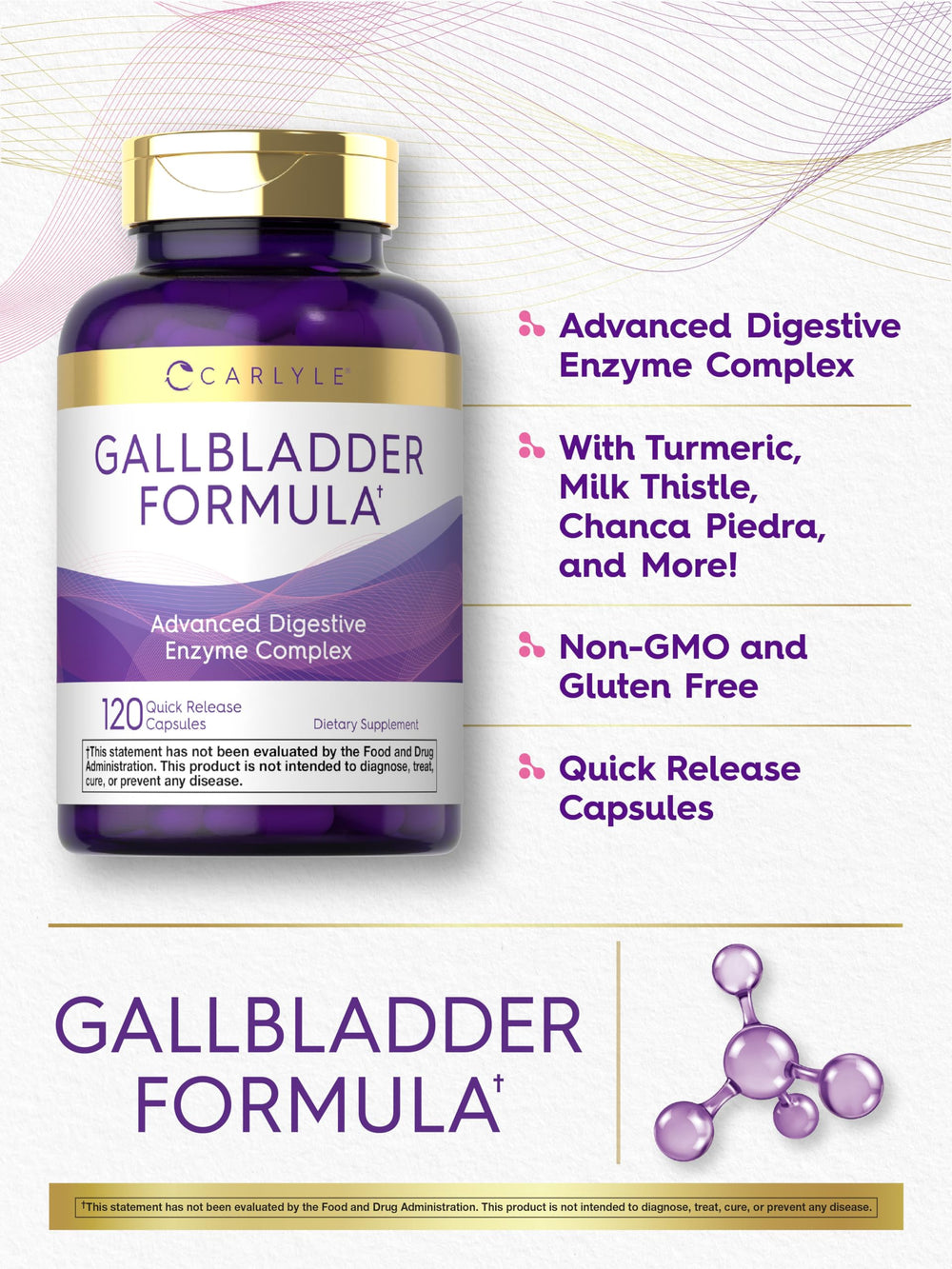 Gallbladder formula features list and packaging