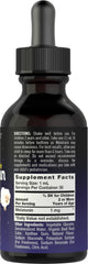 Side view of Carlyle Kids Melatonin Liquid berry flavor two-pack