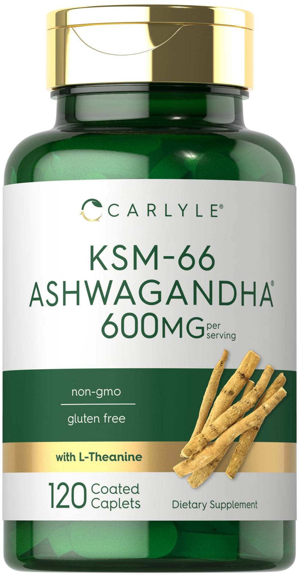 Carlyle KSM-66 Ashwagandha 600mg - 120 Caplets