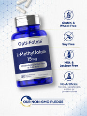 Packaging box for Carlyle L-Methylfolate 15mg