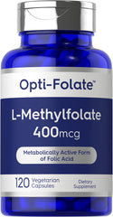 Carlyle L-Methylfolate 400 mcg bottle front view