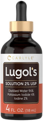 Carlyle Lugols Iodine 2% bottle, 4 oz, pack of 1