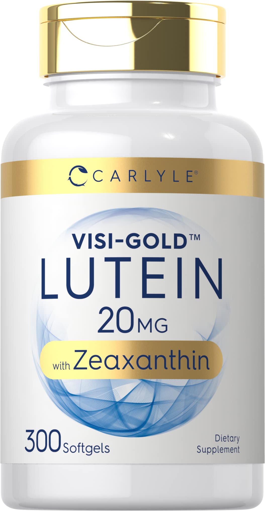 Carlyle Lutein Zeaxanthin 20mg 300 Softgels bottle