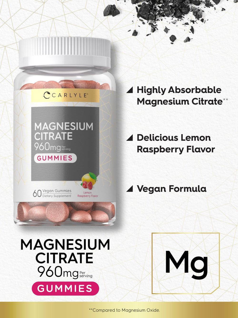 Lab-tested Carlyle Magnesium Citrate Gummies