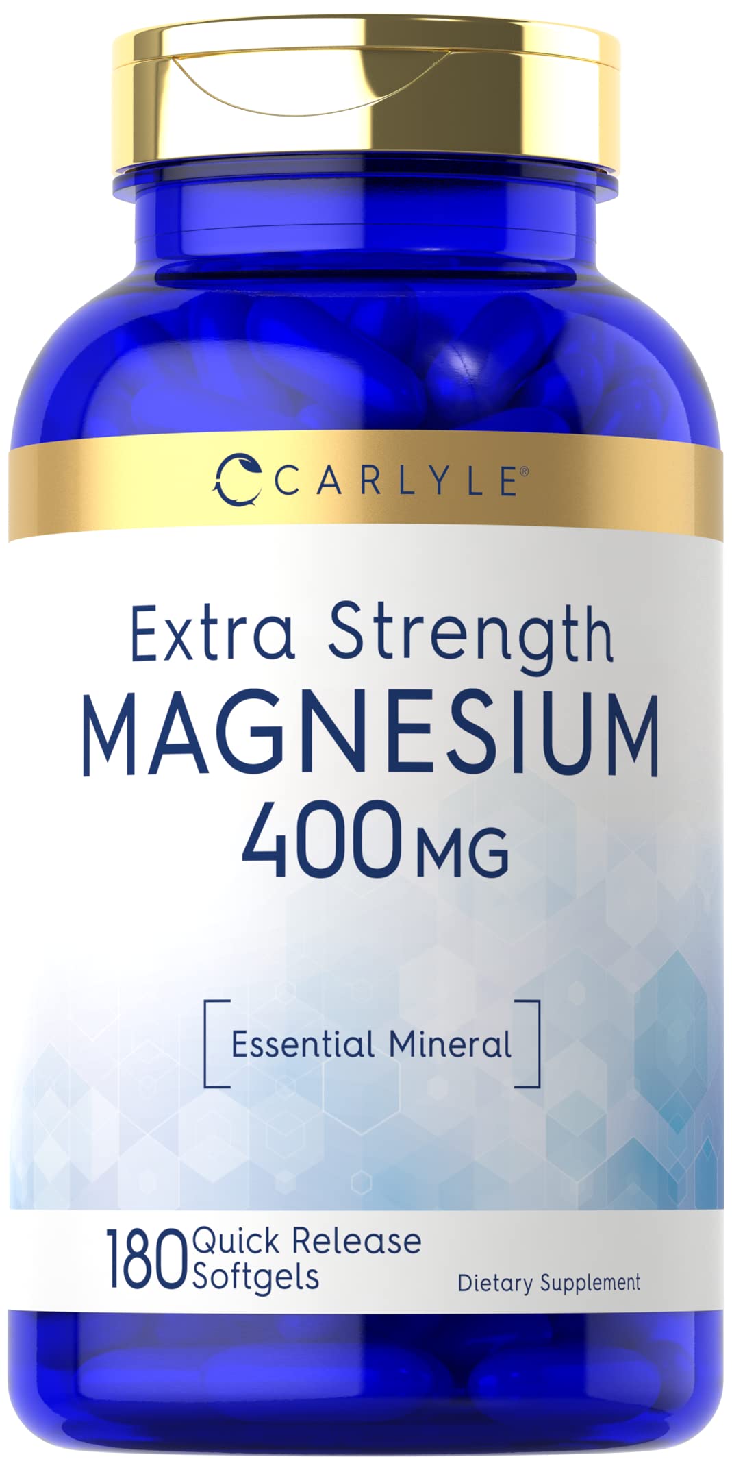 Carlyle Magnesium Oxide 400mg bottle with label