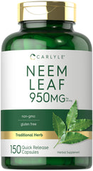 Carlyle Neem Leaf 950mg bottle front view
